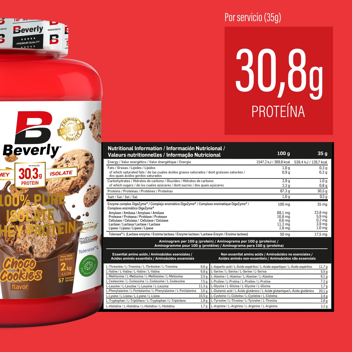 ISOLATE LACPRODAN CHOCO COOKIE 2KG