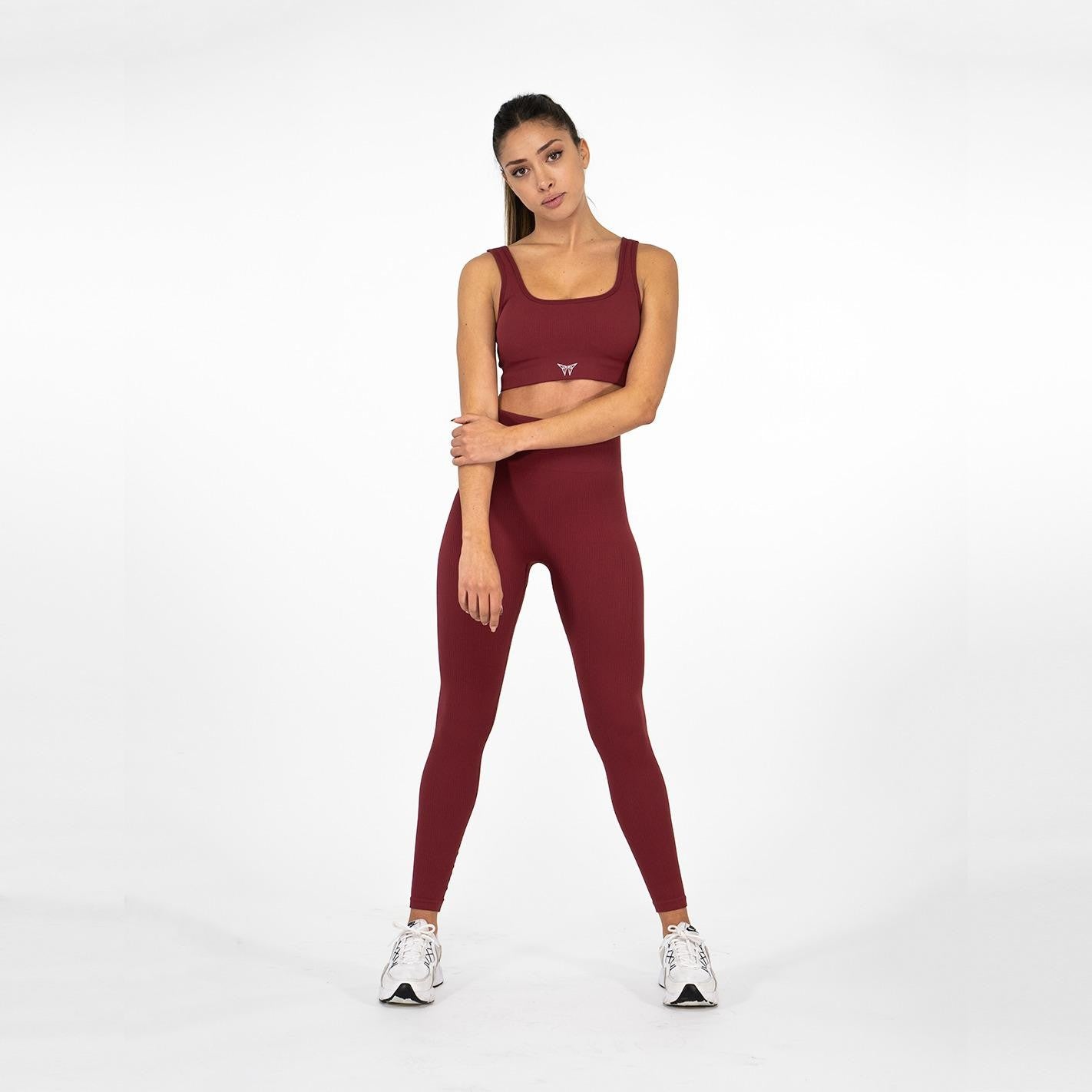 Ensemble leggings Bordeaux