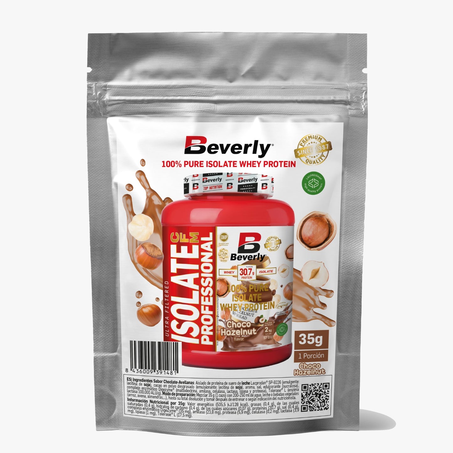 MONODOSE ISO CFM CHOCO NOISETTE 35G