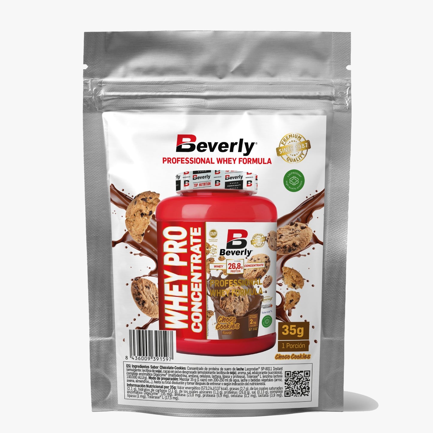MONODOSE WHEY PRO CHOCO COOKIES 35G