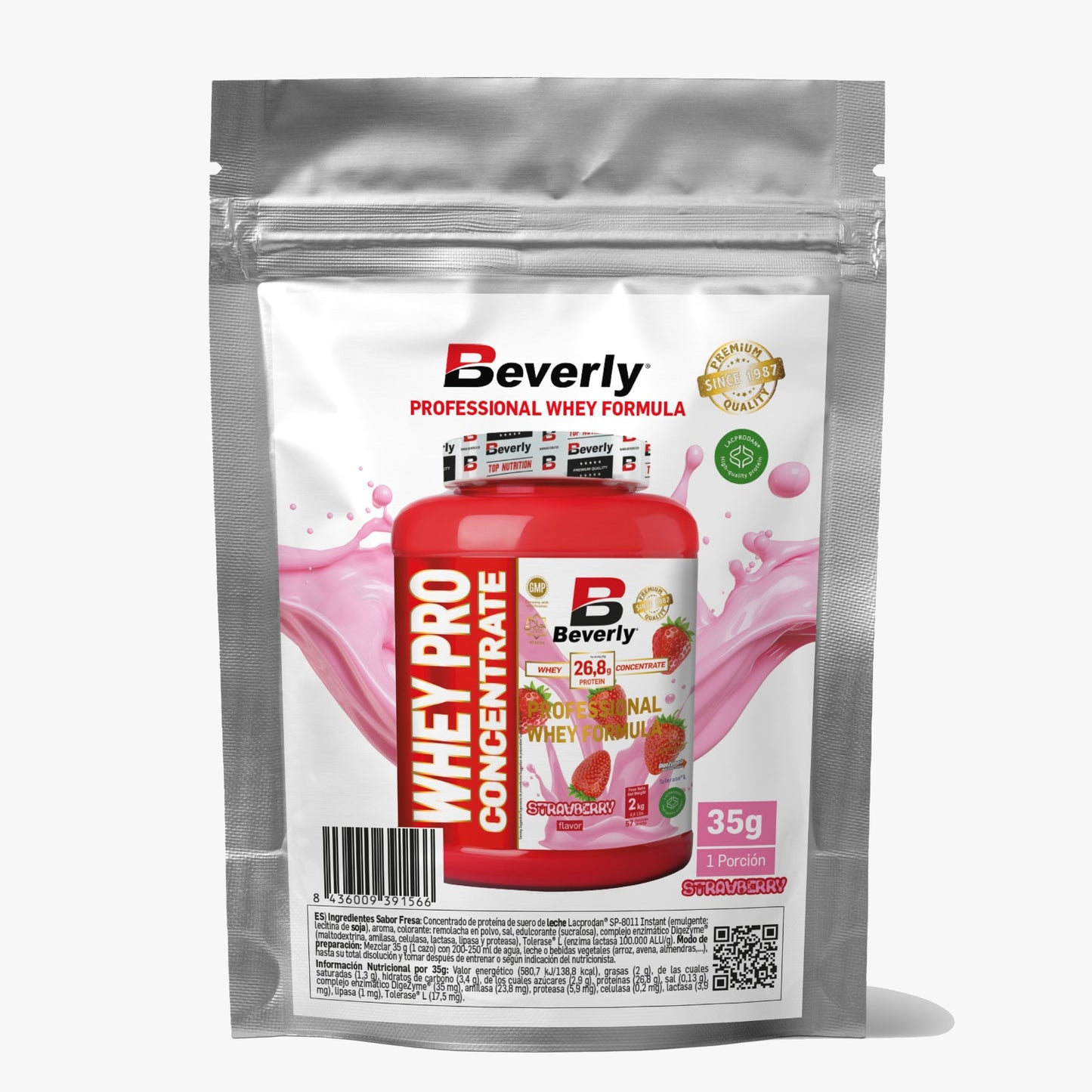 MONODOSE WHEY PRO FRAISE 35G