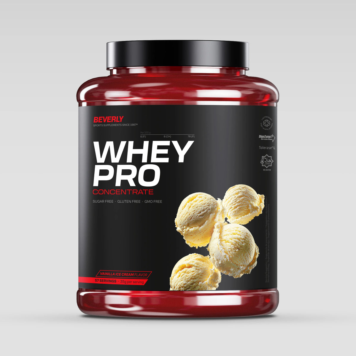WHEY PRO CONCENTRATE - 2 KG -VANILLE