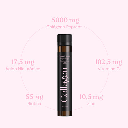 Collagène FOR HER  + Biotine, vitamine C et acide hyaluronique - Fruits des bois - 20 ampoules