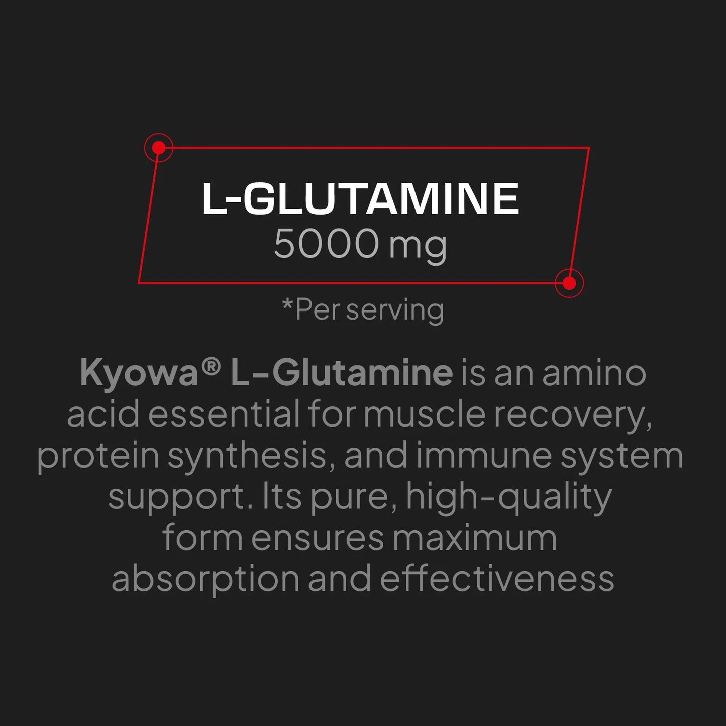 L GLUTAMINE 300G CERISE