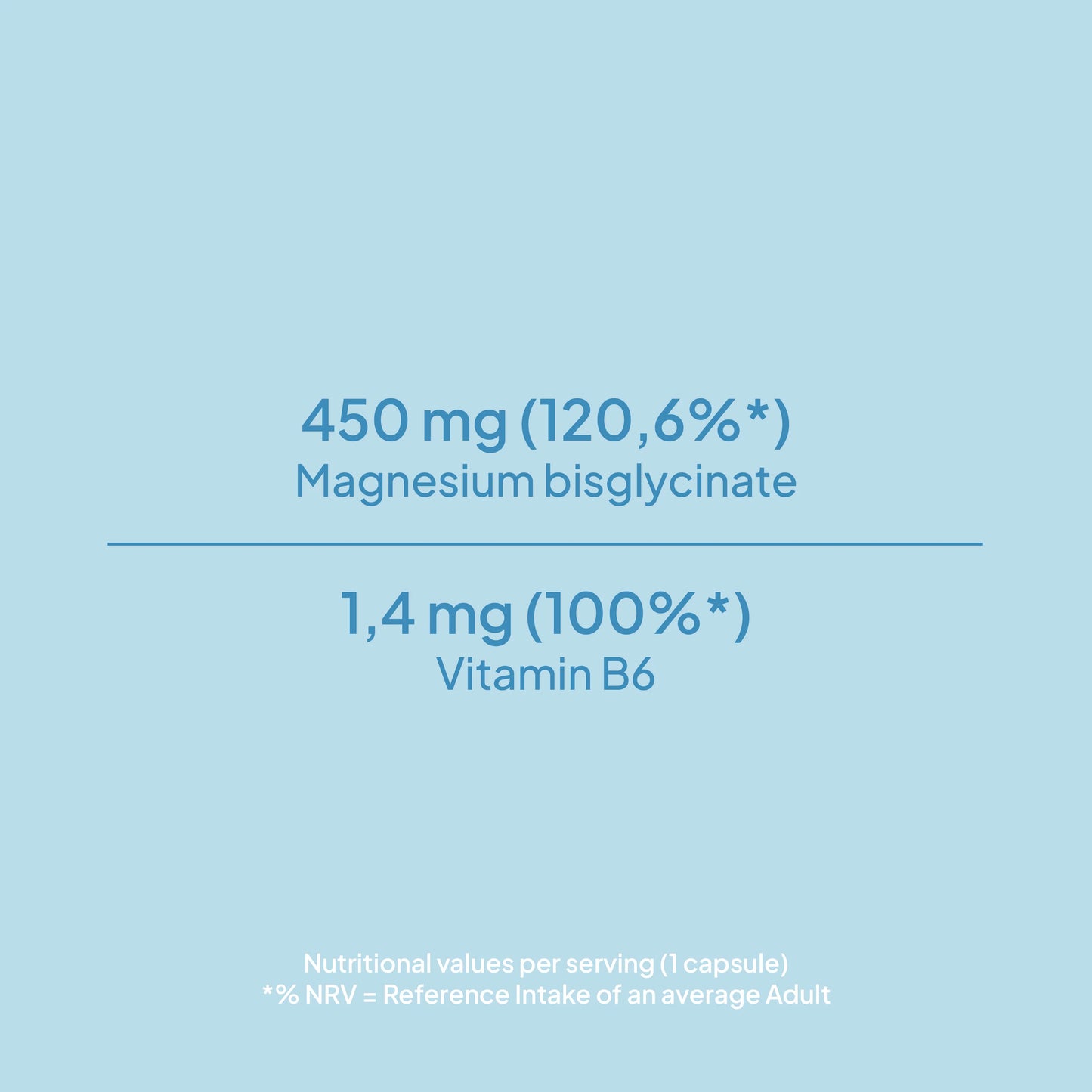 MAGNESIUM BISGLYCINATE + vitamine B6 - 90 gélules - 90 portions