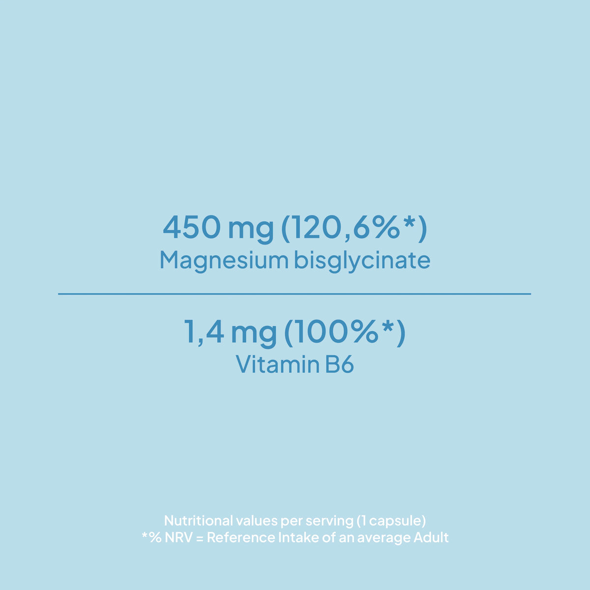 MAGNESIUM BISGLYCINATE + vitamine B6 - 90 gélules - 90 portions