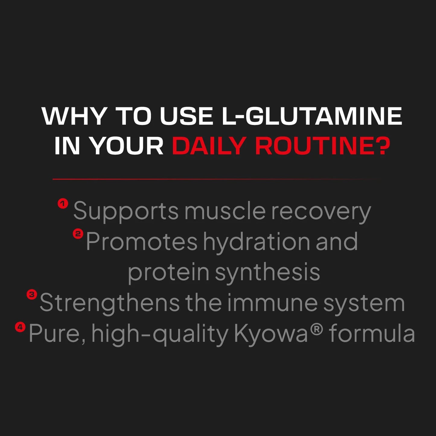 L GLUTAMINE 300G CERISE