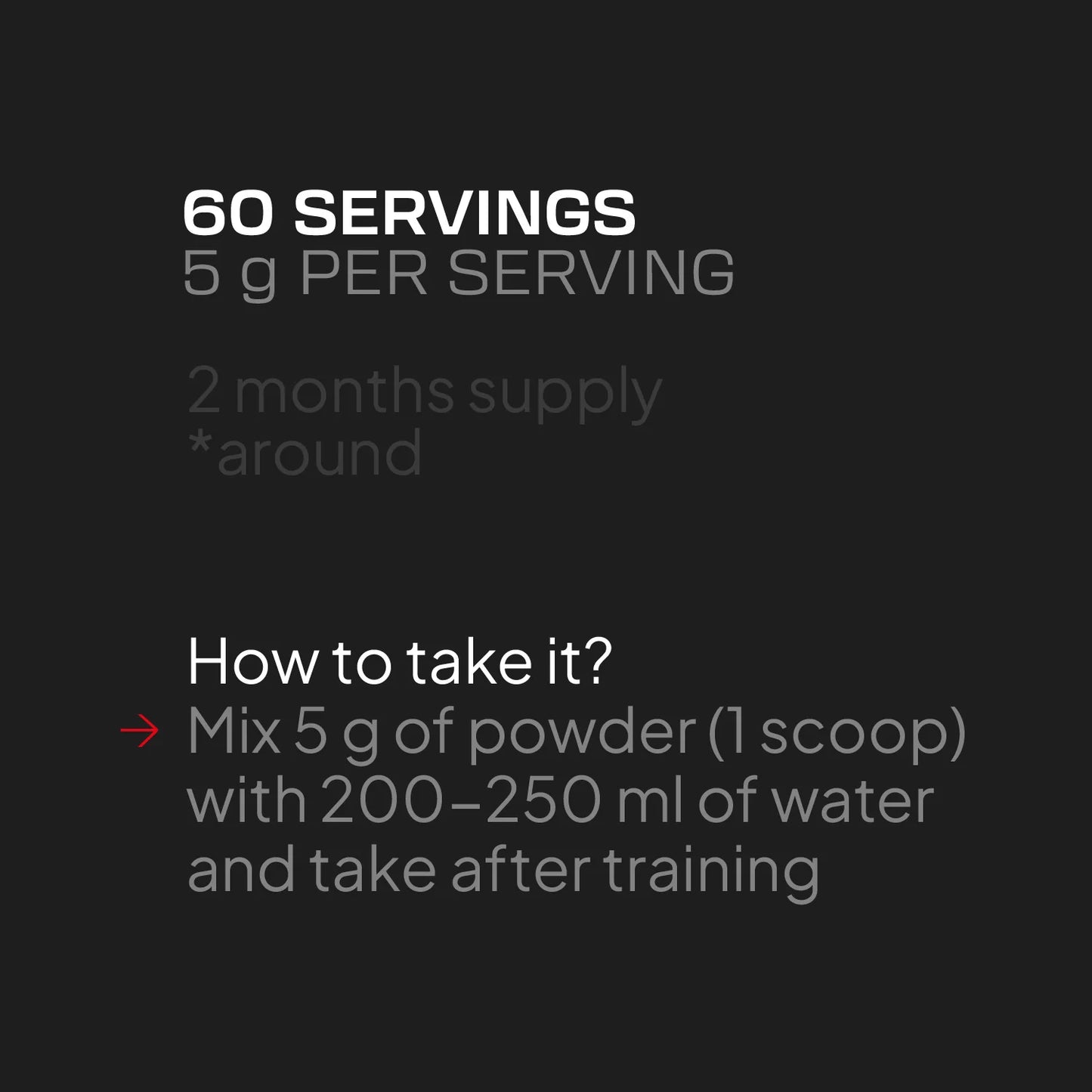 L GLUTAMINE 300G CERISE