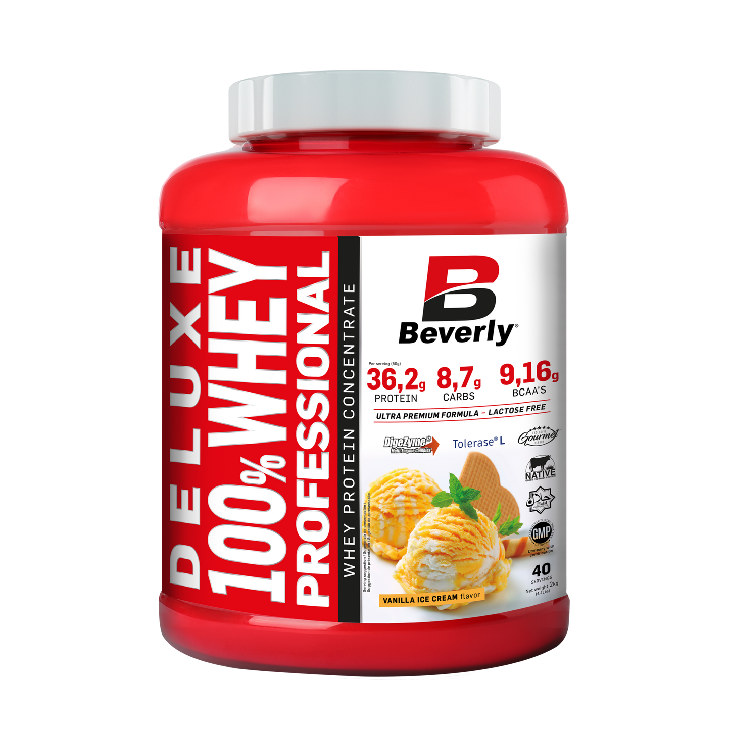 Deluxe Whey 2KG Vanilla Cream