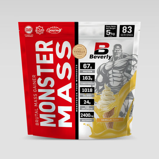 MASS GAINER MONSTER MASS VANILLE 5KG