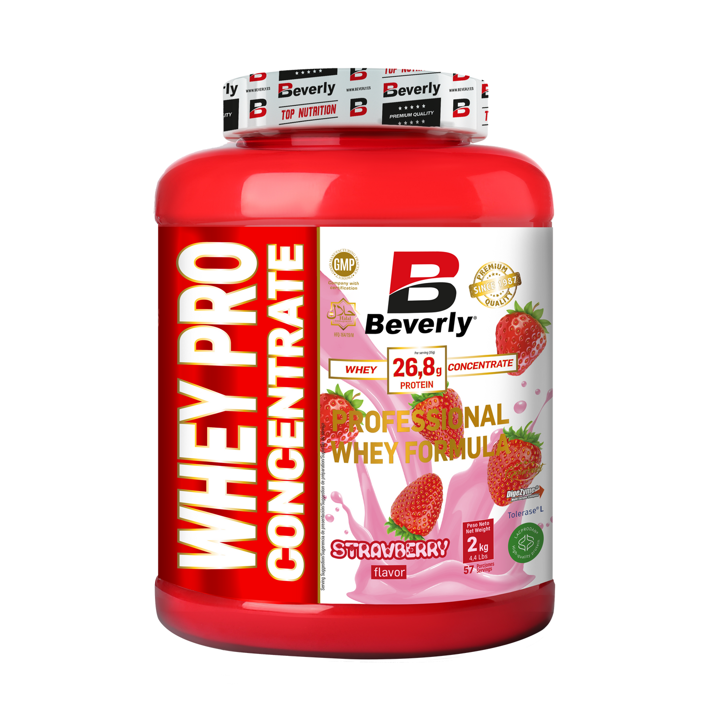 WHEY PRO CONCENTRATE - 2 KG - FRAISE