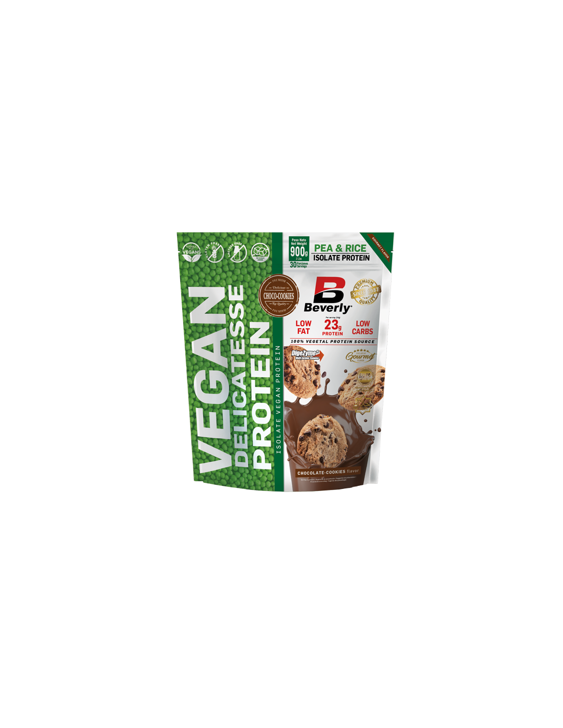 Vegan Protein Choco Cookies