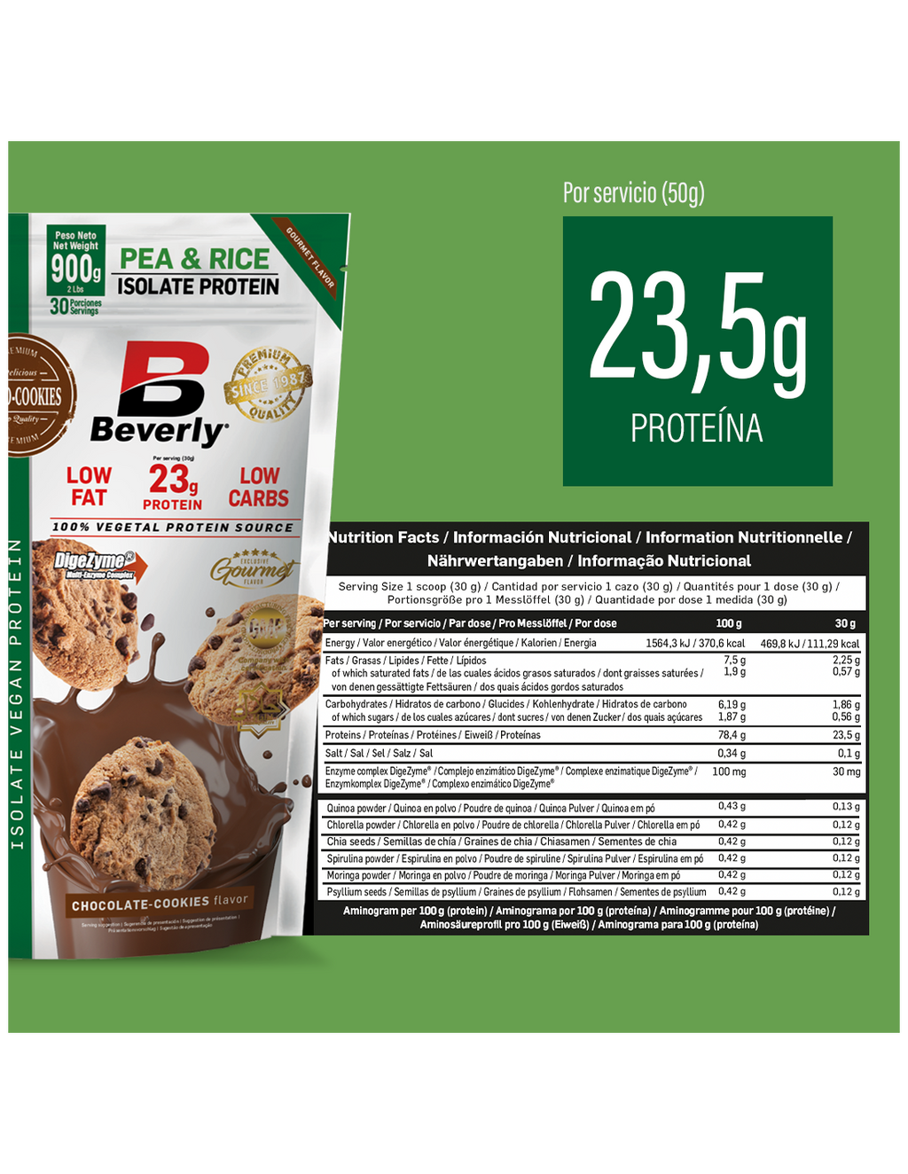 Vegan Protein Choco Cookies