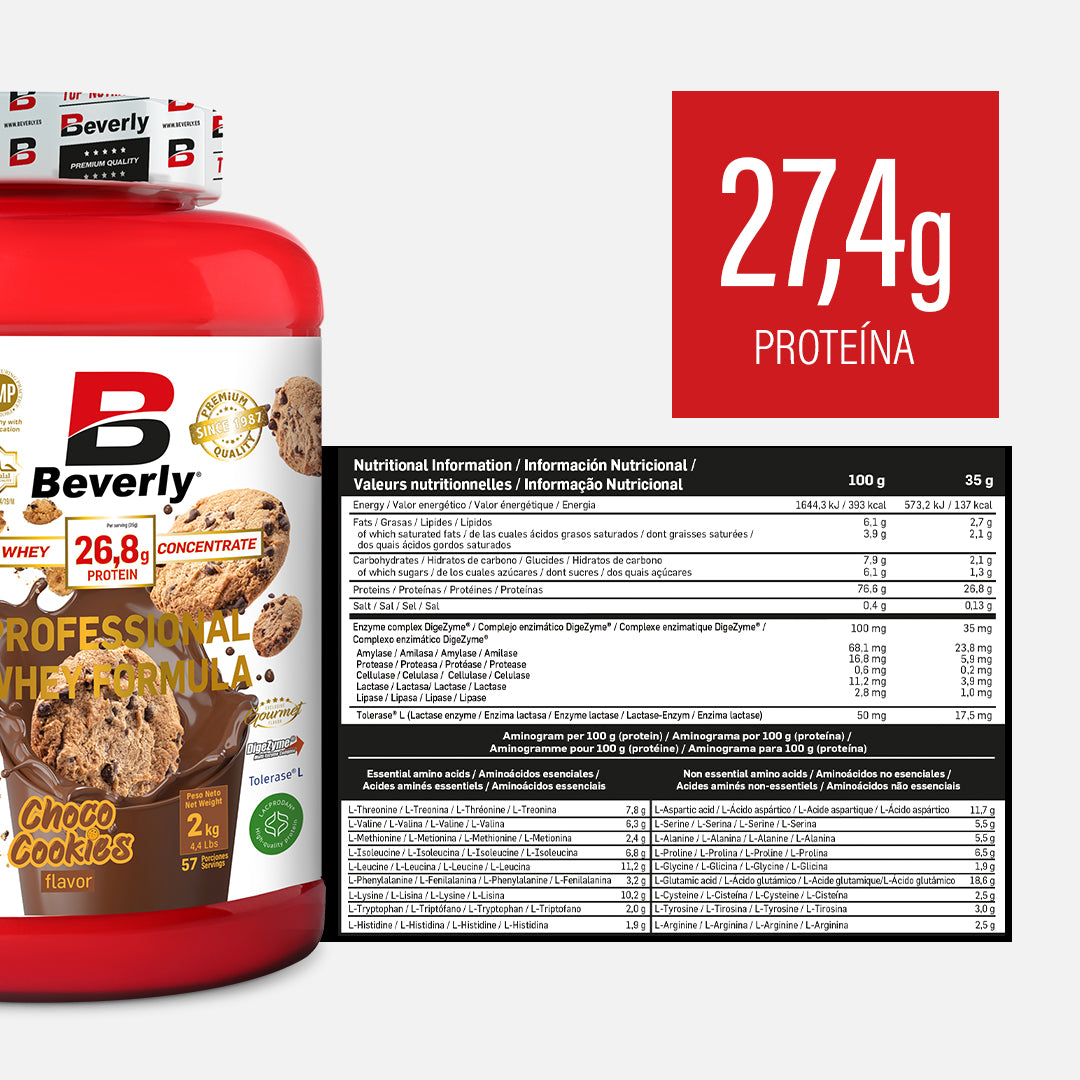 WHEY PRO CONCENTRATE - 2 KG -CHOCO COOKIE